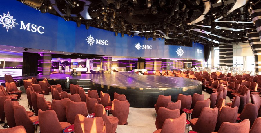 Лаунж на MSC Seaview